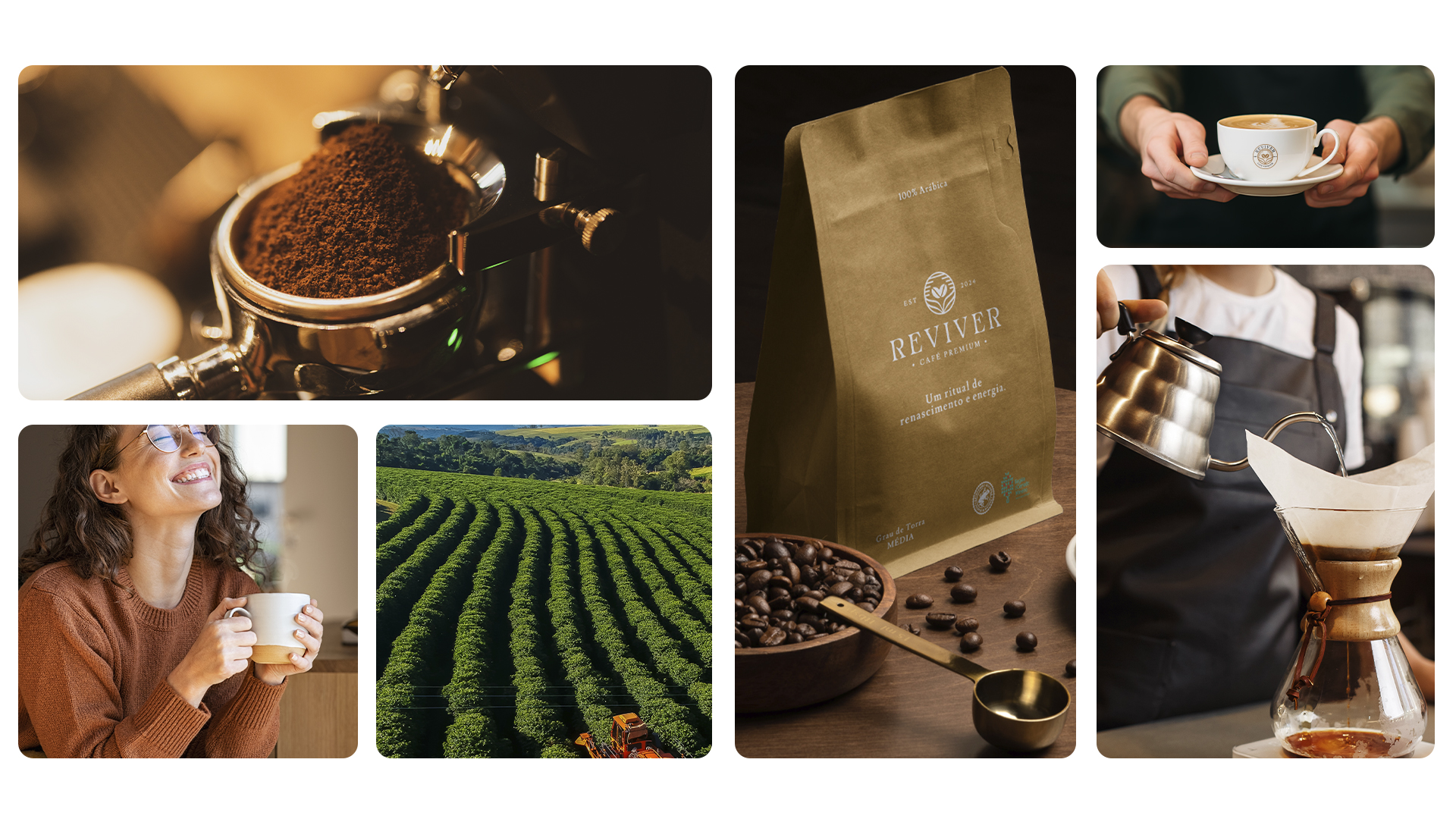 Café Reviver — Aplicação